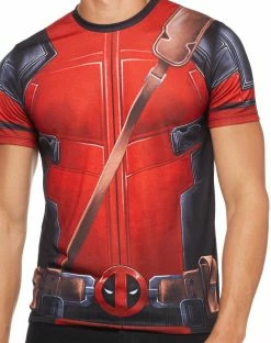Spirit Halloween Sublimated Deadpool T Shirt - Marvel 6 Spirit Halloween Sublimated Deadpool T Shirt - Marvel -Halloween ACCESSORIES store 01324276 c