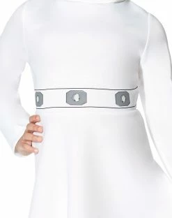 Spirit Halloween Kids Hooded Leia Dress - Star Wars -Halloween ACCESSORIES store 01325752 c