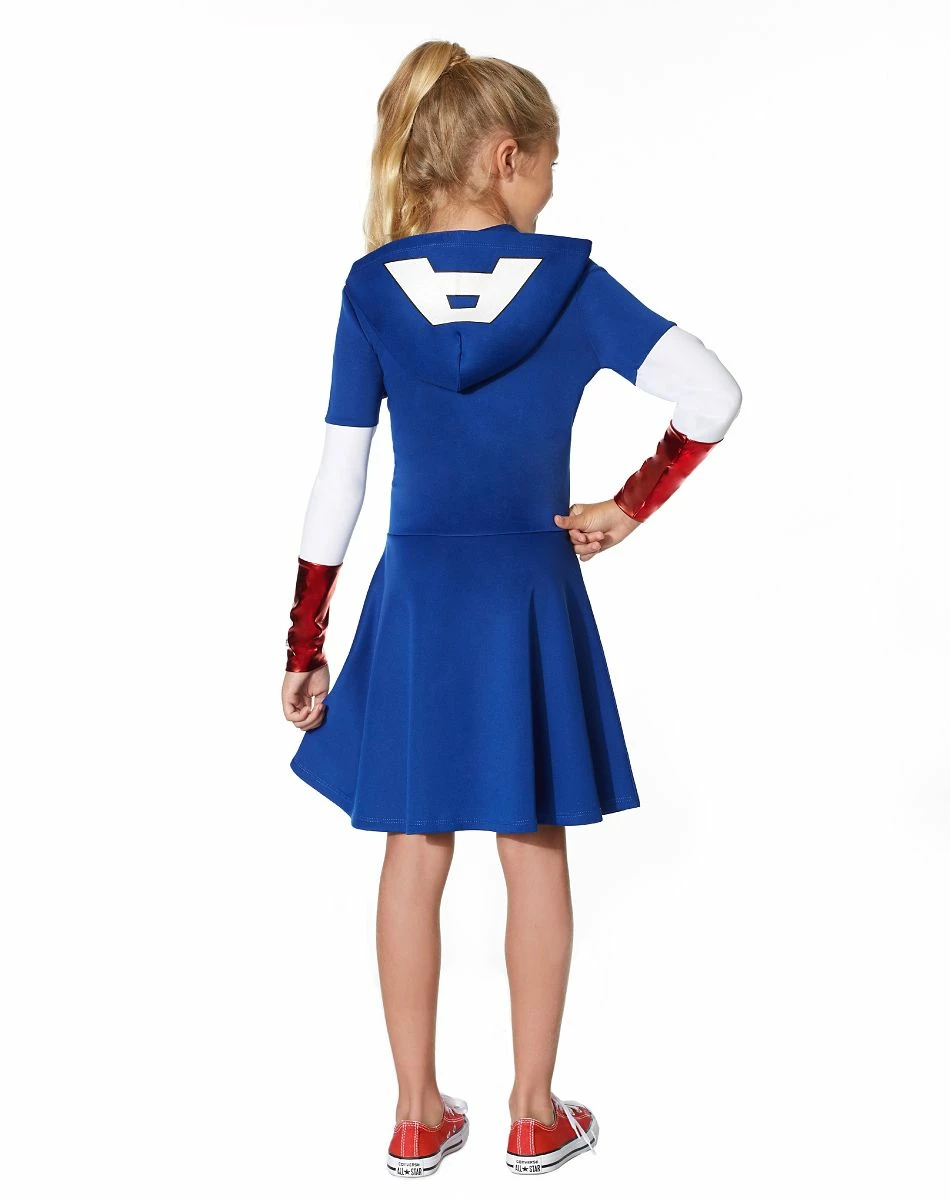 Spirit Halloween Kids Captain America Dress - Marvel 2 Spirit Halloween Kids Captain America Dress - Marvel - Image 2