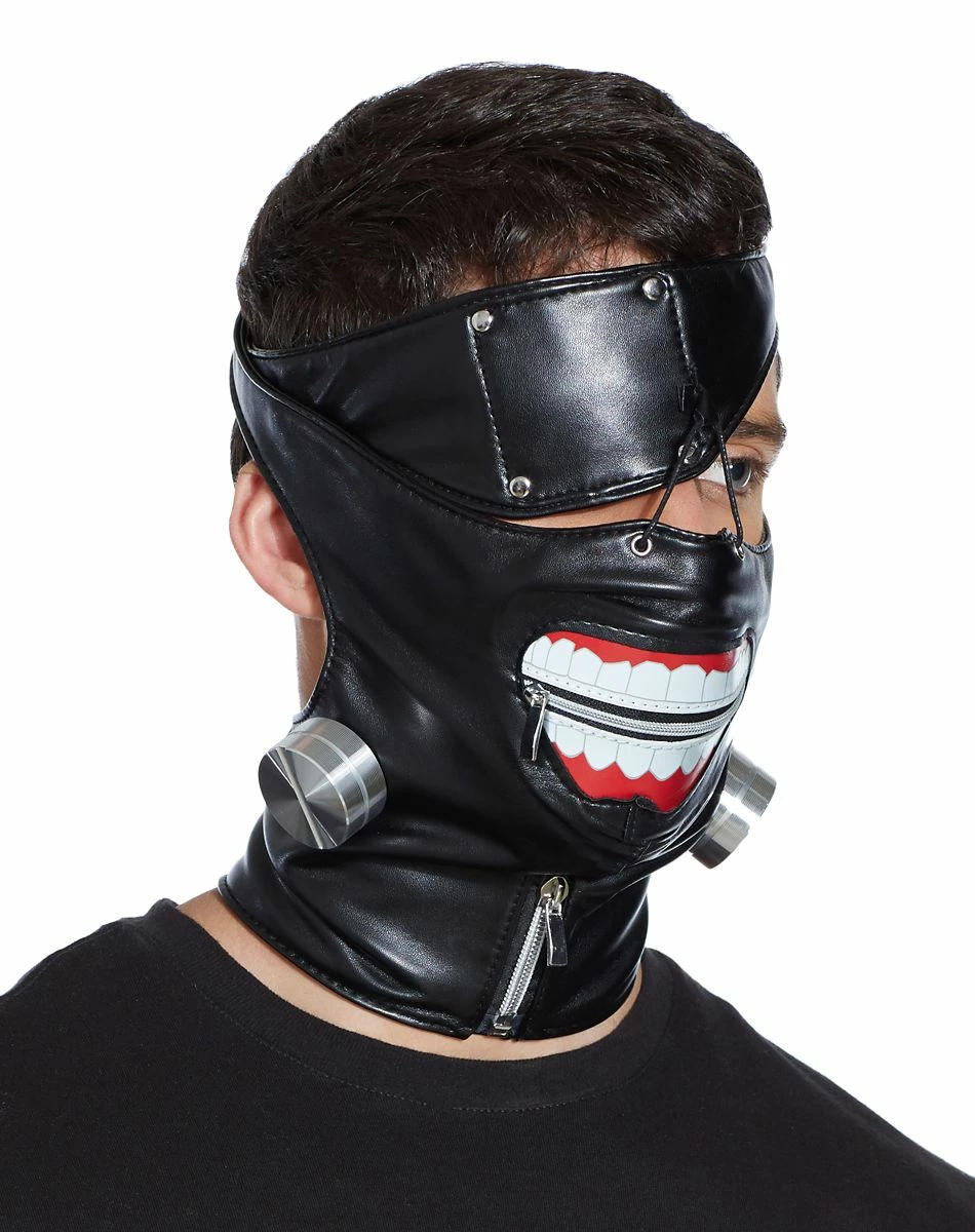 Spirit Halloween Kaneki Half Mask - Tokyo Ghoul 3 Spirit Halloween Kaneki Half Mask - Tokyo Ghoul - Image 3