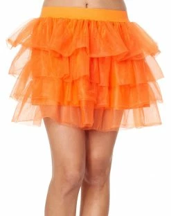 Spirit Halloween Adult Orange Tutu Skirt