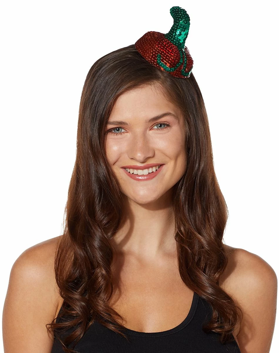 Spirit Halloween Sequin Pumpkin Fascinator 1 Spirit Halloween Sequin Pumpkin Fascinator