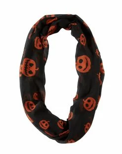 Spirit Halloween Pumpkin Scarf