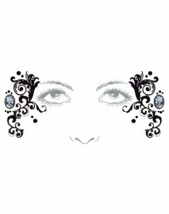 Spirit Halloween Skeleton Cameo Face Decal