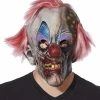 Spirit Halloween Crispy Zombie Clown Full Mask