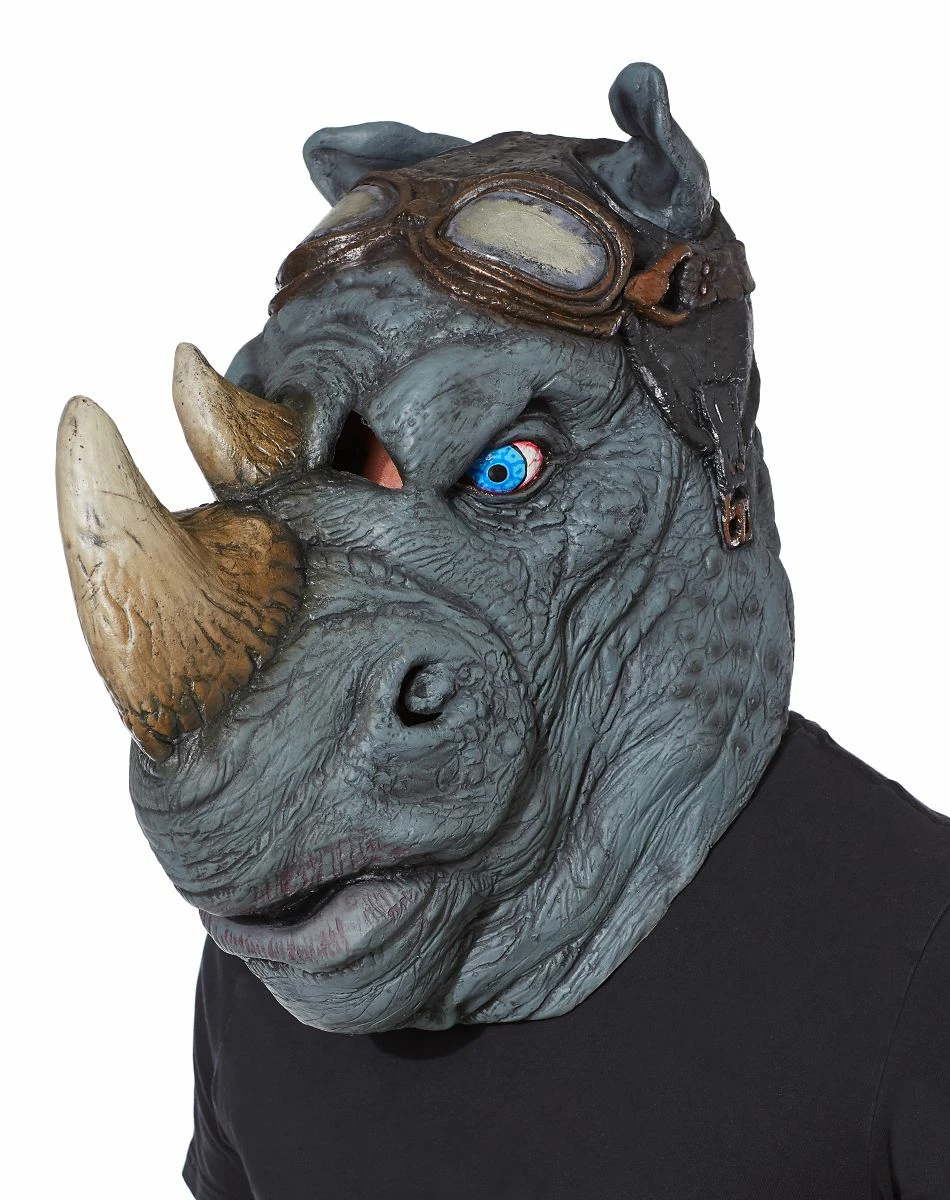 Spirit Halloween Rocksteady Full Mask - TMNT 4 Spirit Halloween Rocksteady Full Mask - TMNT - Image 4