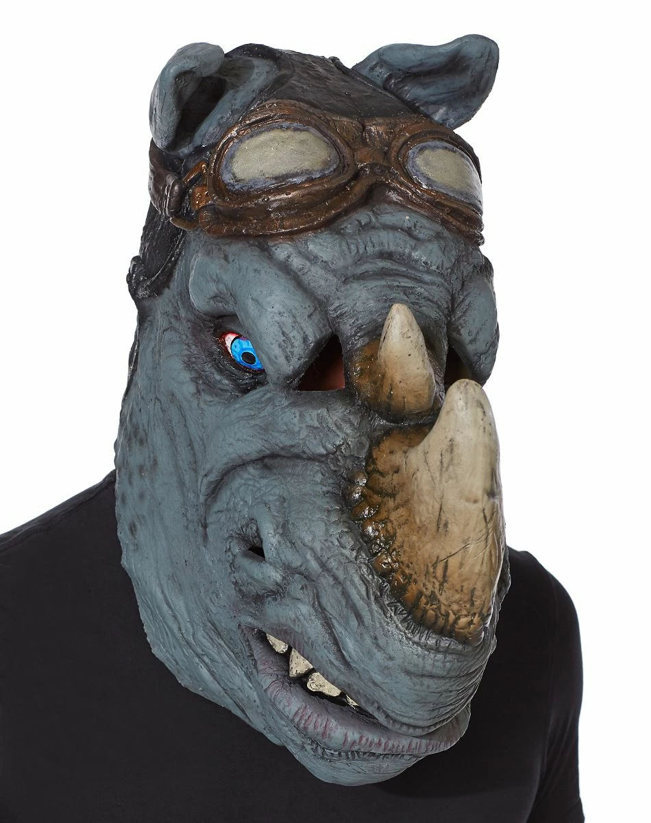 Spirit Halloween Rocksteady Full Mask - TMNT 5 Spirit Halloween Rocksteady Full Mask - TMNT - Image 5