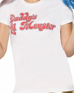 Spirit Halloween Daddys Lil Monster T Shirt - Suicide Squad 7 Spirit Halloween Daddys Lil Monster T Shirt - Suicide Squad -Halloween ACCESSORIES store 01339092 c