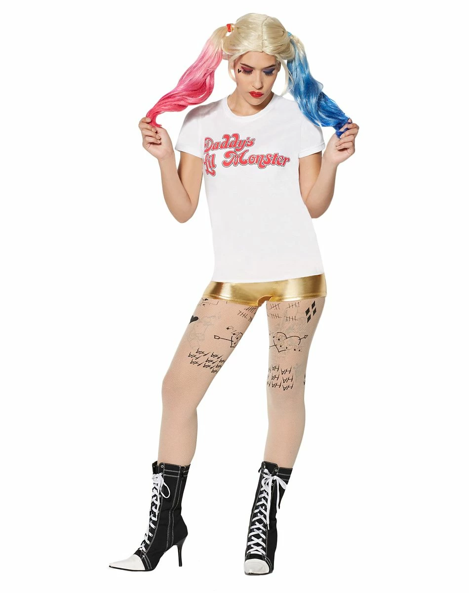 Spirit Halloween Daddys Lil Monster T Shirt - Suicide Squad 5 Spirit Halloween Daddys Lil Monster T Shirt - Suicide Squad - Image 5