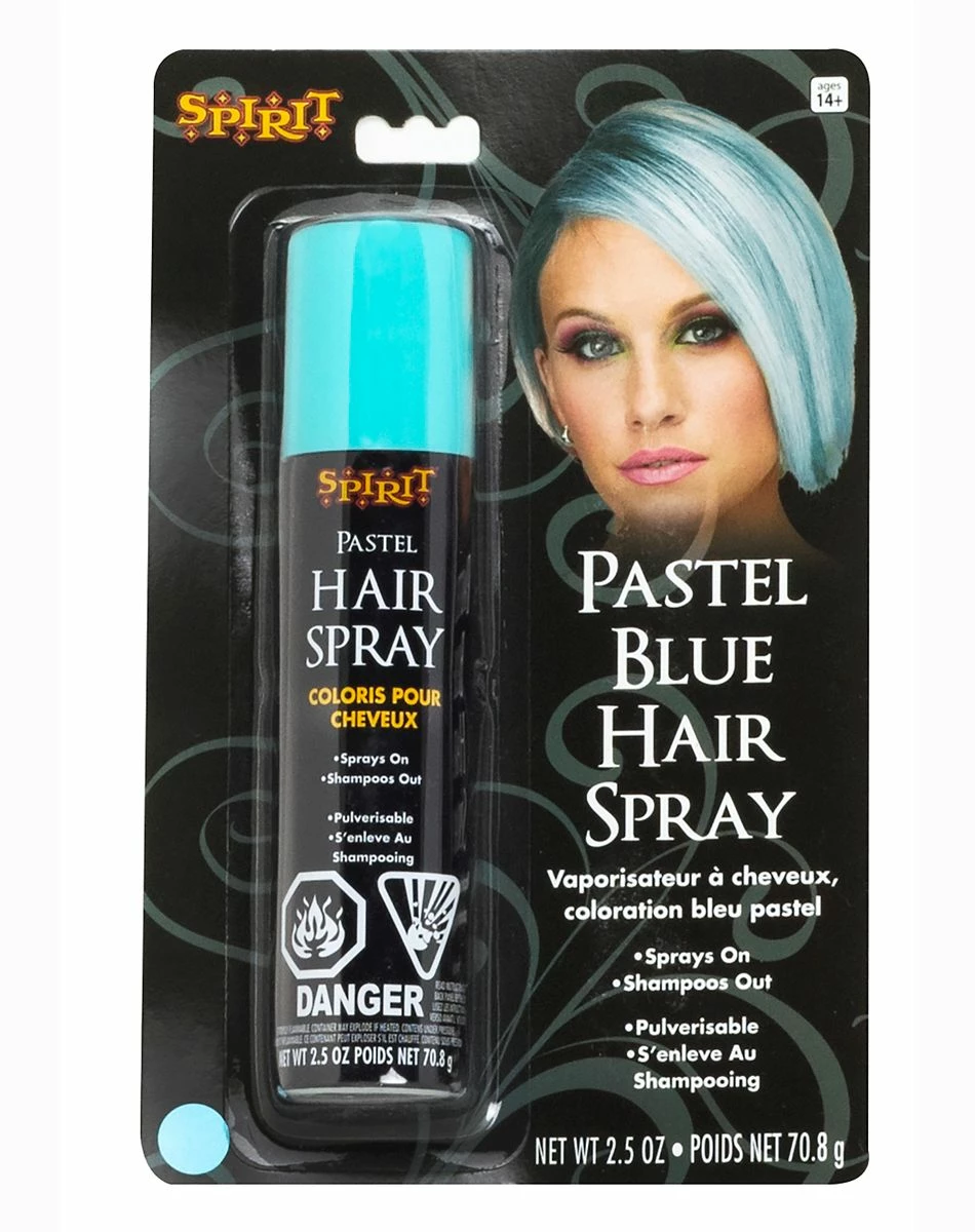 Spirit Halloween Pastel Blue Hairspray 1 Spirit Halloween Pastel Blue Hairspray