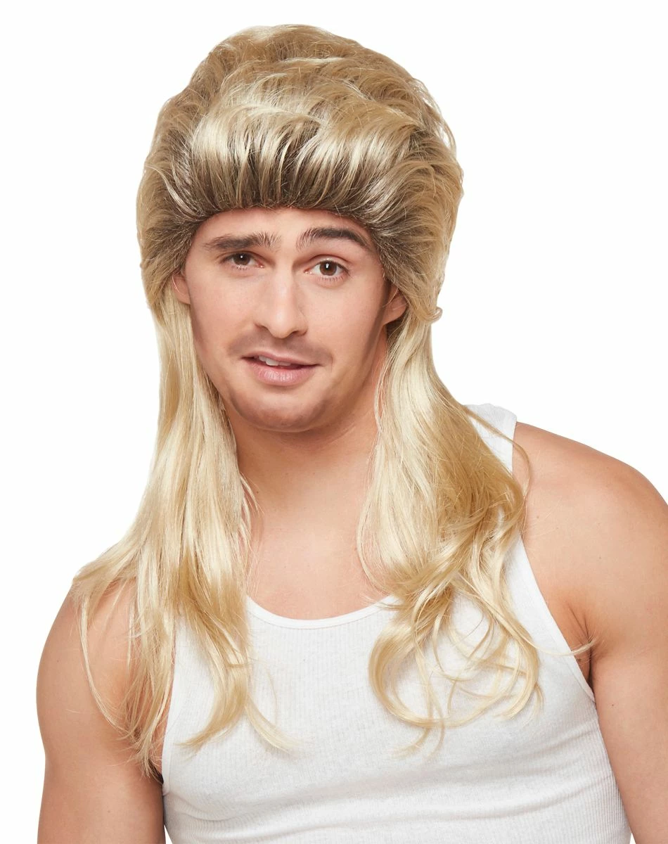 Spirit Halloween Blonde Mullet Wig 1 Spirit Halloween Blonde Mullet Wig