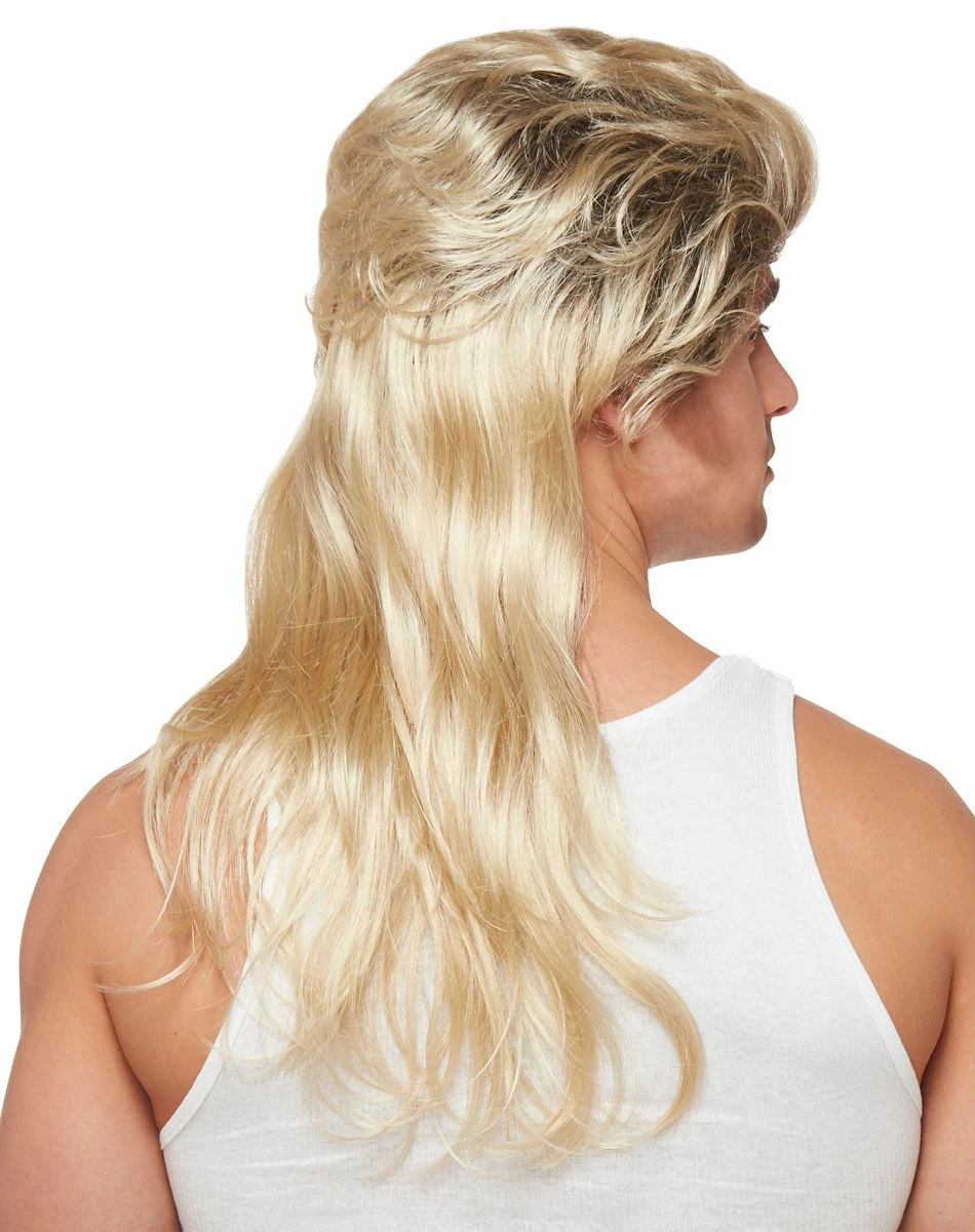 Spirit Halloween Blonde Mullet Wig 2 Spirit Halloween Blonde Mullet Wig - Image 2