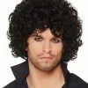 Spirit Halloween Curly Haired Singer Wig