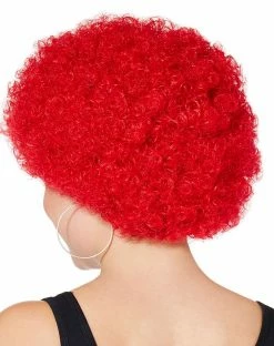Spirit Halloween Red Curly Wig -Halloween ACCESSORIES store 01340272 d