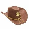 Spirit Halloween Brown Sherrif Hat