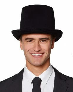 Spirit Halloween Male Black Top Hat