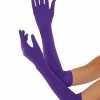Spirit Halloween Long Purple Gloves