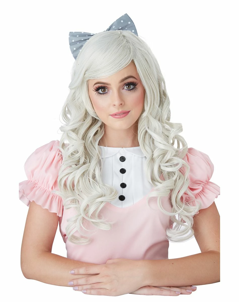 Spirit Halloween Ash Blonde Curls Doll Wig 1 Spirit Halloween Ash Blonde Curls Doll Wig