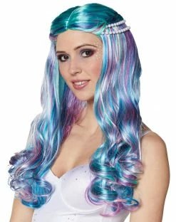 Spirit Halloween Beaded Mermaid Wig