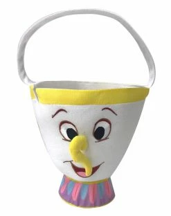 Spirit Halloween Chip Plush Basket - Beauty and the Beast Movie