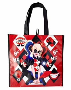 Spirit Halloween Harley Quinn Tote Bag - DC Comics -Halloween ACCESSORIES store 01342583 c