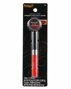 Spirit Halloween Red Glitter Lip Set -Halloween ACCESSORIES store 01345875 c