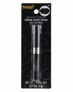 Spirit Halloween Black Matte Lip Cream -Halloween ACCESSORIES store 01345974 c