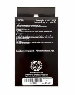 Spirit Halloween Press On Rainbow Nails -Halloween ACCESSORIES store 01345990 c