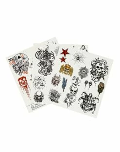 Spirit Halloween Wicked Midnight Temporary Tattoos -Halloween ACCESSORIES store 01346170 a