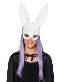 Spirit Halloween Black Glitter Bunny Mask -Halloween ACCESSORIES store 01347772 a 1