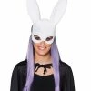 Spirit Halloween White Glitter Bunny Mask