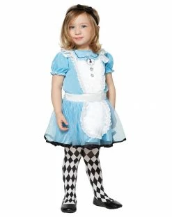 Spirit Halloween Toddler Alice in Wonderland Dress Costume - Disney -Halloween ACCESSORIES store 01347905 c