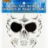Spirit Halloween Boys Skull Face Tattoo