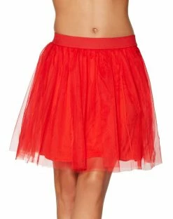 Spirit Halloween Red Tulle Skirt