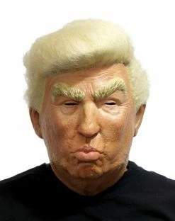 Spirit Halloween Pouting Trump Full Mask