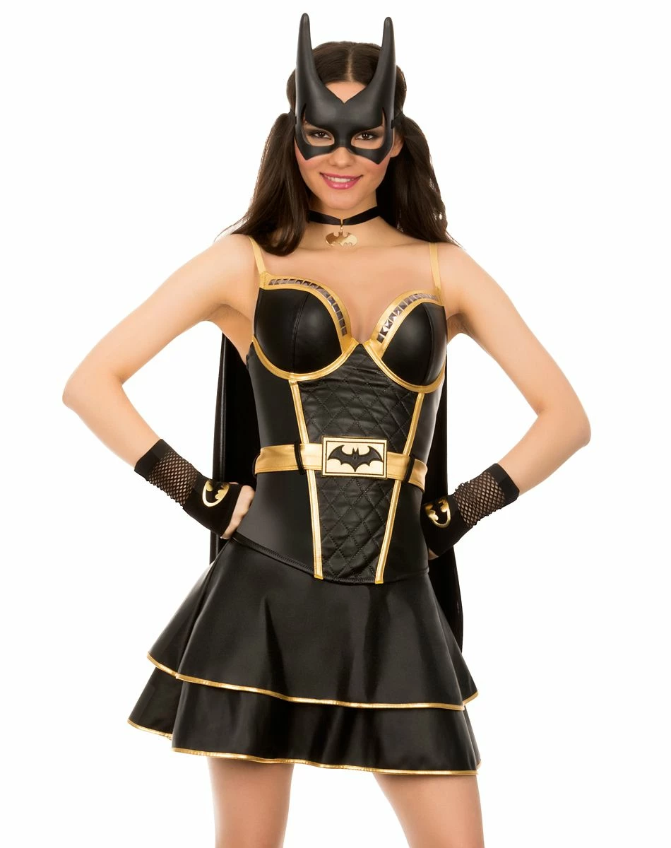 Spirit Halloween Adult Caped Corset Batman Costume - DC Comics 1 Spirit Halloween Adult Caped Corset Batman Costume - DC Comics