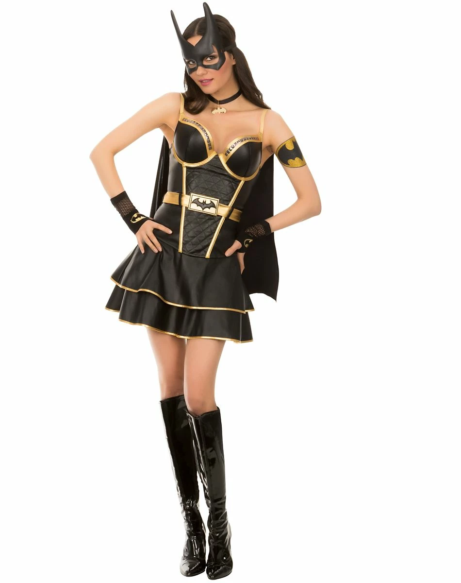 Spirit Halloween Adult Caped Corset Batman Costume - DC Comics 2 Spirit Halloween Adult Caped Corset Batman Costume - DC Comics - Image 2