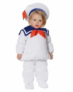 Spirit Halloween Baby Belly Stay Puft Marshmallow Costume - Ghostbusters