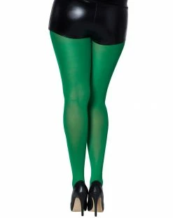 Spirit Halloween Opaque Tights - Green 7 Spirit Halloween Opaque Tights - Green -Halloween ACCESSORIES store 01356914 b