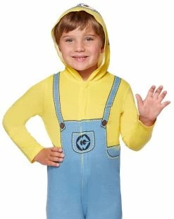 Spirit Halloween Toddler Minions One Piece - Despicable Me -Halloween ACCESSORIES store 01357250 c
