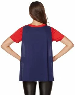 Spirit Halloween Caped Wonder Woman T-Shirt - DC Comics -Halloween ACCESSORIES store 01357599 b