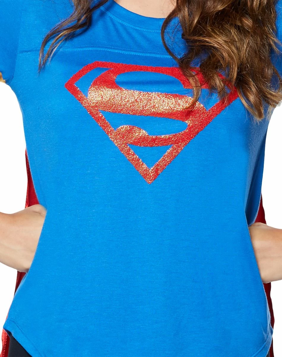 Spirit Halloween Caped Supergirl T Shirt - DC Comics 2 Spirit Halloween Caped Supergirl T Shirt - DC Comics - Image 2