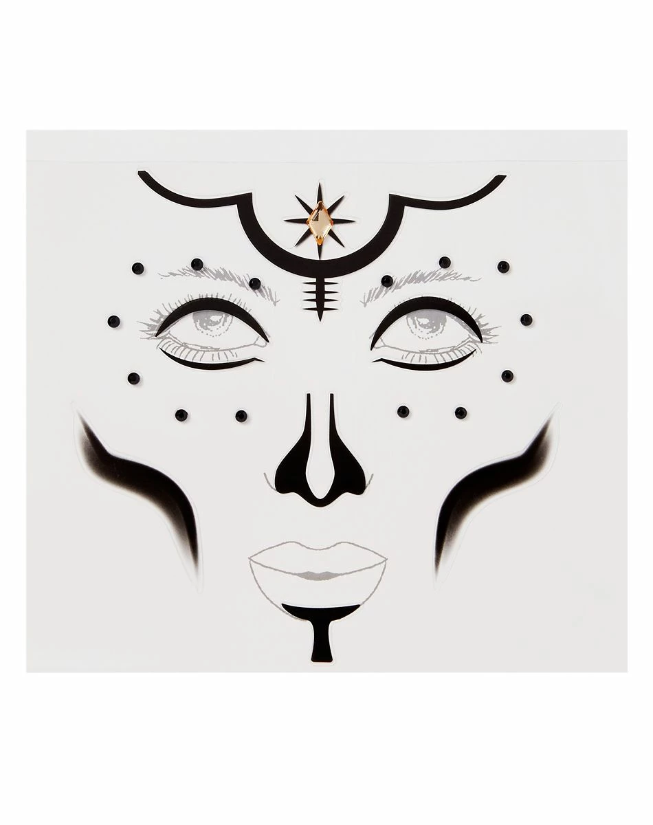 Spirit Halloween Witch Doctor Face Decal 1 Spirit Halloween Witch Doctor Face Decal