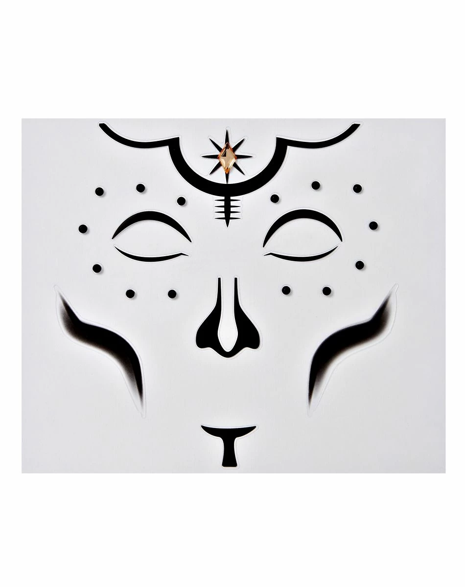 Spirit Halloween Witch Doctor Face Decal 2 Spirit Halloween Witch Doctor Face Decal - Image 2