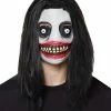 Spirit Halloween Demented Grinning Killer Half Mask