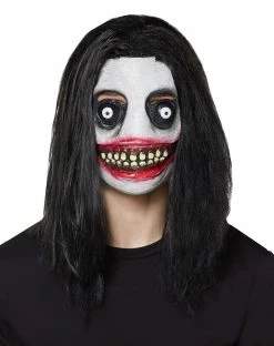 Spirit Halloween Demented Grinning Killer Half Mask