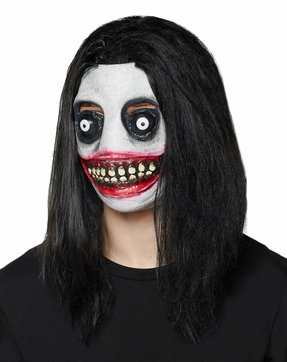 Spirit Halloween Demented Grinning Killer Half Mask 3 Spirit Halloween Demented Grinning Killer Half Mask - Image 3