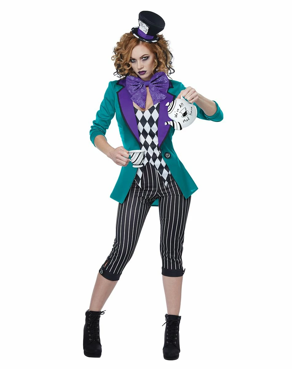 Spirit Halloween Adult Mad As a Hatter Costume 1 Spirit Halloween Adult Mad As a Hatter Costume
