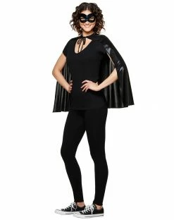 Spirit Halloween Black Metallic Cape