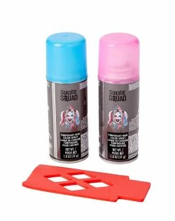 Spirit Halloween Harley Quinn Hairspray - DC Comics -Halloween ACCESSORIES store 01361443 c